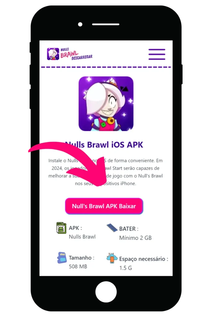 Como baixar o aplicativo Nulls Brawl no iPhone?